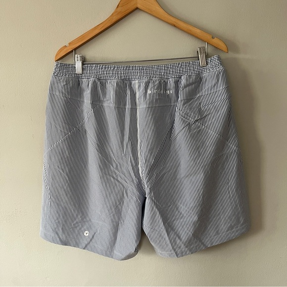 Birddogs Flying Wasps Boom For Your Boomstick Searsucker Striped Shorts XXL 7” - Picture 3 of 5